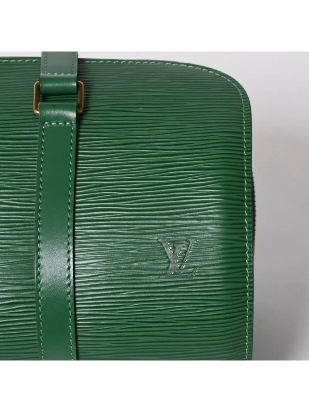Louis Vuitton Epi Soufflot Shoulder Bag Borneo Green